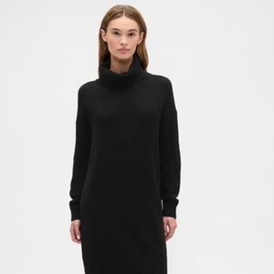 GAP Black Turtleneck Sweater Dress XL